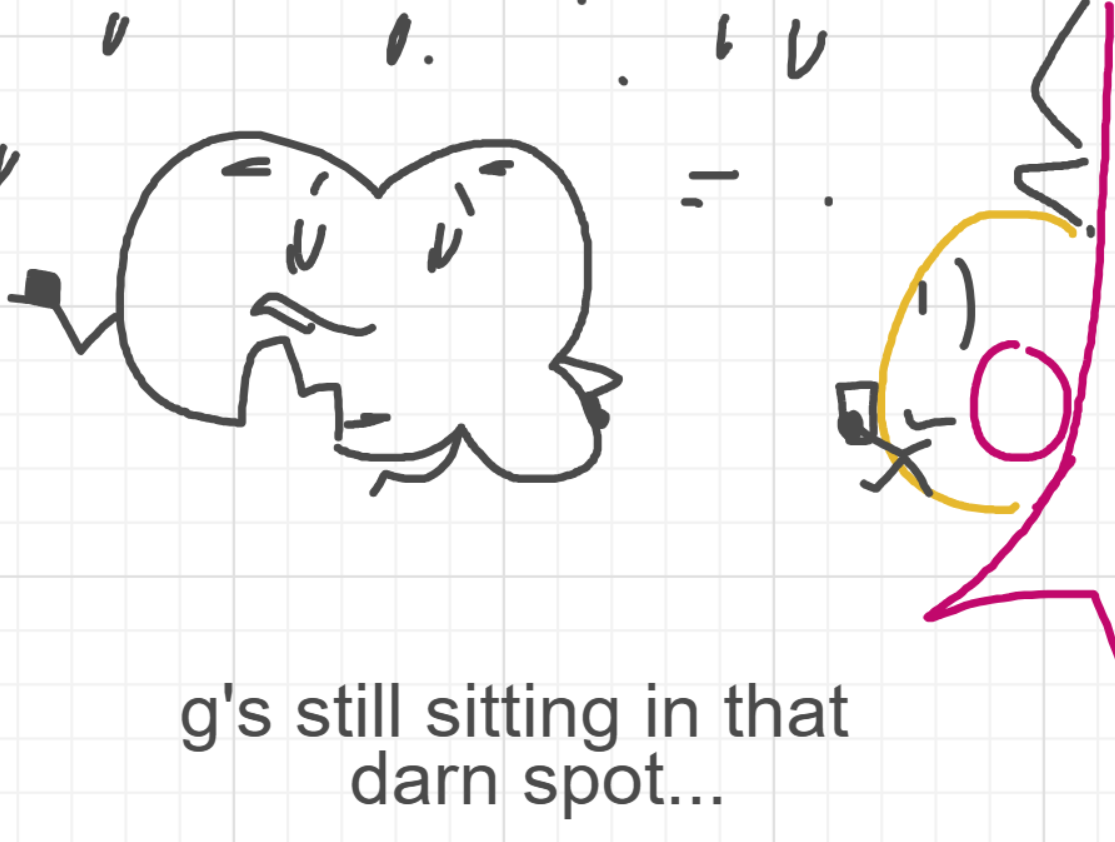 A panel from I've Been Everywhere, Man, episode nine of the Board Boards object show by Furretwalk/WalkingFurret.